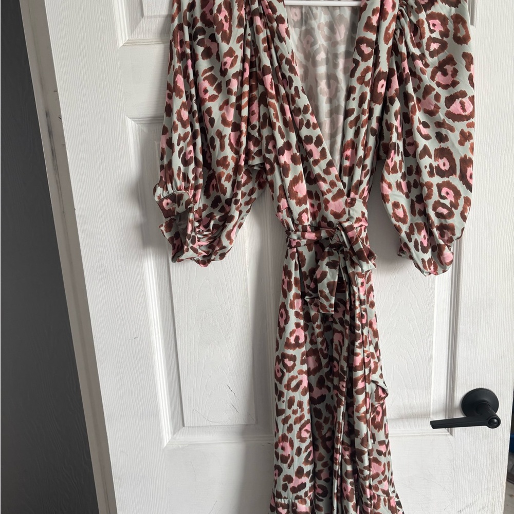 Patbo midi wrap dress